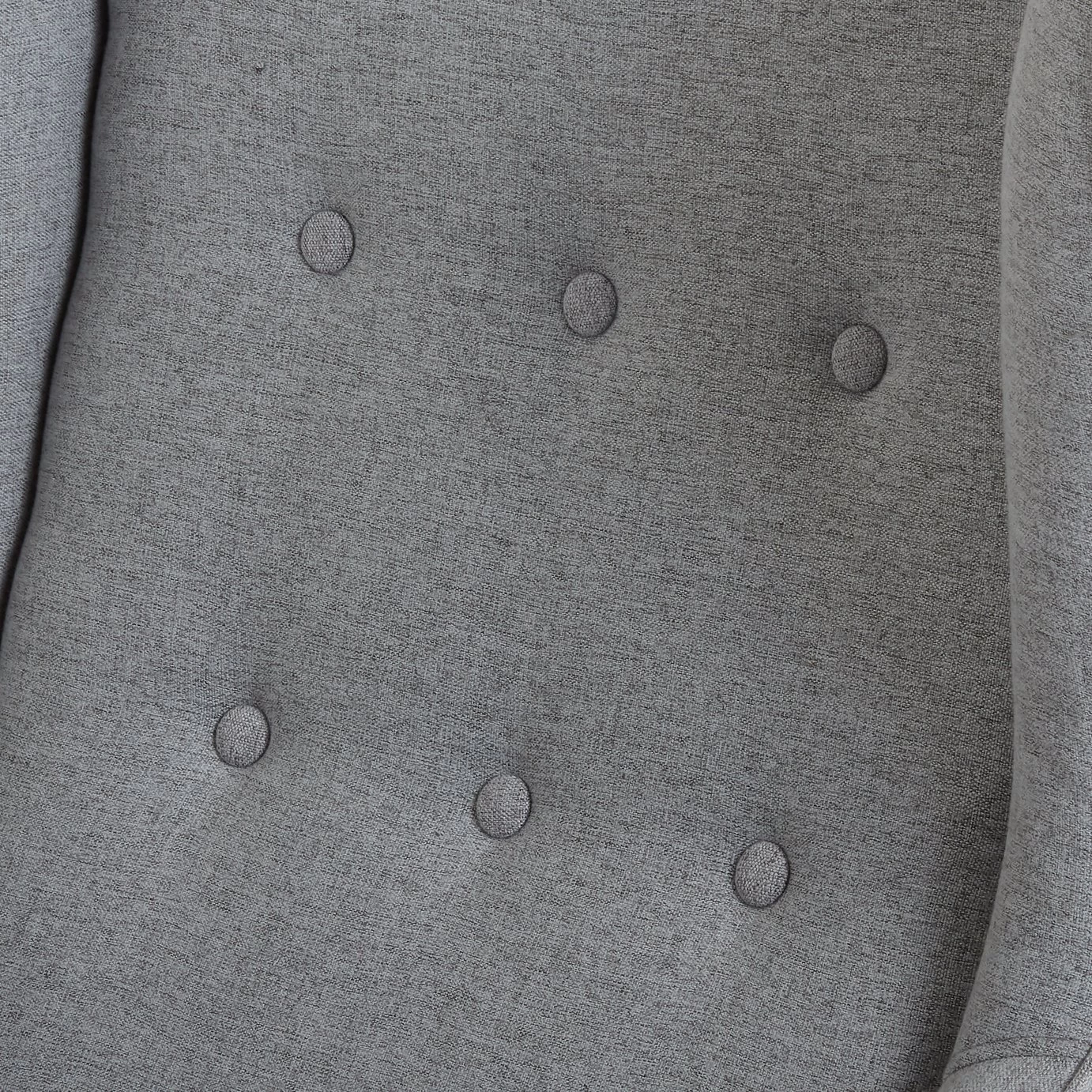 Habitat Callie Fabric Wingback Chair- Light Grey 11 Habitat Callie Fabric Wingback Chair- Light Grey - Image 9