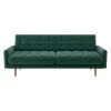 Habitat Fenner Velvet 3 Seater Sofa - Emerald -Habitat 8887957 R Z001A
