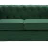 Habitat Chesterfield Velvet 2 Seater Sofa - Green -Habitat 8889924 R Z001A