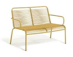 Habitat Ipanema 4 Seater Metal Garden Sofa Set - Yellow -Habitat 8893549 R Z004A