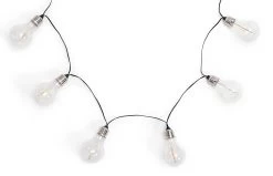 Habitat Neon Effect Bulb Solar String Lights -Habitat 8894799 R Z002A