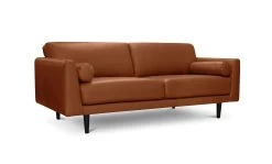 Habitat Jackson Leather 4 Seater Sofa - Tan 11 Habitat Jackson Leather 4 Seater Sofa - Tan -Habitat 8898991 R Z002A