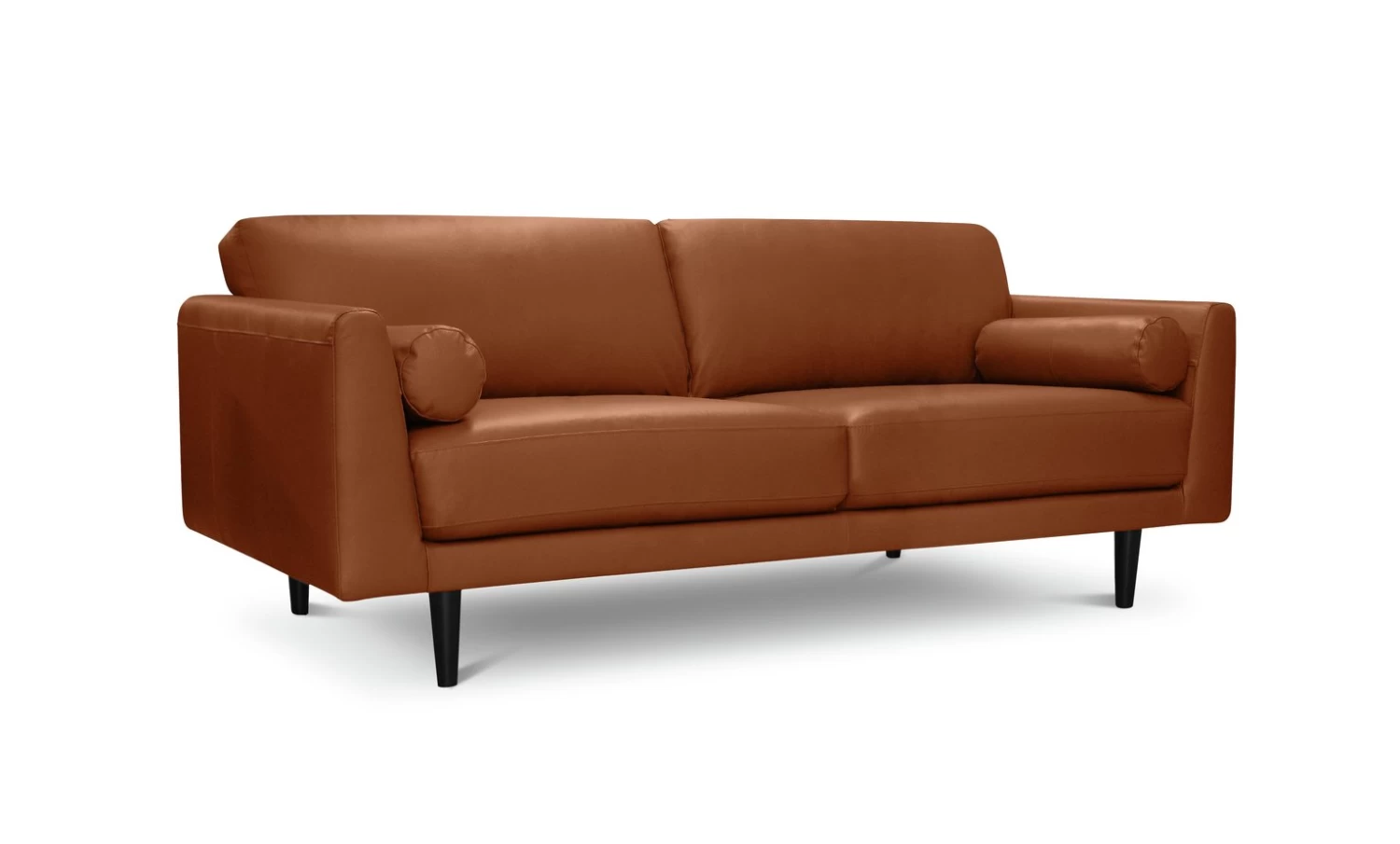 Habitat Jackson Leather 4 Seater Sofa - Tan 6 Habitat Jackson Leather 4 Seater Sofa - Tan - Image 4