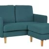Habitat Remi Fabric 2 Seater Chaise Sofa In A Box - Teal