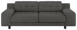 Habitat Hendricks Fabric 3 Seater Sofa - Charcoal