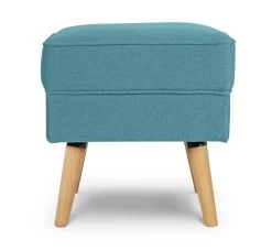 Habitat Callie Fabric Footstool - Teal 13 Habitat Callie Fabric Footstool - Teal -Habitat 8905327 R Z003A