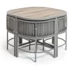 Habitat Nordic 4 Seater Rattan Patio Set - Grey 2 Habitat Nordic 4 Seater Rattan Patio Set - Grey -Habitat 8925620 R Z001A