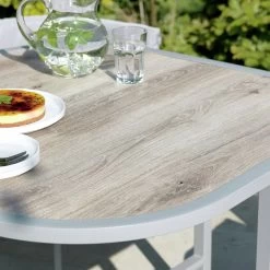 Habitat Nordic 4 Seater Rattan Patio Set - Grey -Habitat 8925620 R Z003C