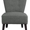 Habitat Delilah Fabric Cocktail Chair - Charcoal -Habitat 8937773 R Z001A