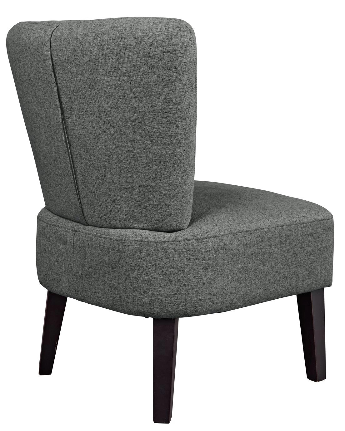 Habitat Delilah Fabric Cocktail Chair - Charcoal 7 Habitat Delilah Fabric Cocktail Chair - Charcoal - Image 5
