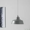 Habitat Core Metal Pendant Shade - Flint Grey 2 Habitat Core Metal Pendant Shade - Flint Grey -Habitat 8938909 R Z001A