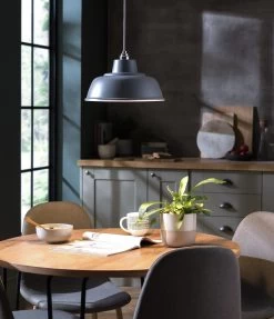 Habitat Core Metal Pendant Shade - Flint Grey -Habitat 8938909 R Z004C