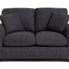 Habitat Lisbon Fabric 2 Seater Sofa - Charcoal -Habitat 8948858 R Z001A