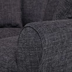 Habitat Lisbon Fabric 2 Seater Sofa - Charcoal -Habitat 8948858 R Z006A