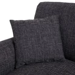 Habitat Lisbon Fabric 2 Seater Sofa - Charcoal -Habitat 8948858 R Z007A