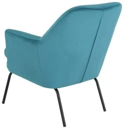 Habitat Celine Velvet Accent Chair - Teal -Habitat 8954732 R Z003A