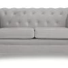 Habitat Chesterfield Velvet 2 Seater Sofa - Light Grey 2 Habitat Chesterfield Velvet 2 Seater Sofa - Light Grey -Habitat 8954914 R Z001A