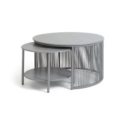 Habitat Ipanema Metal Garden Coffee Table - Grey -Habitat 8957045 R Z002A