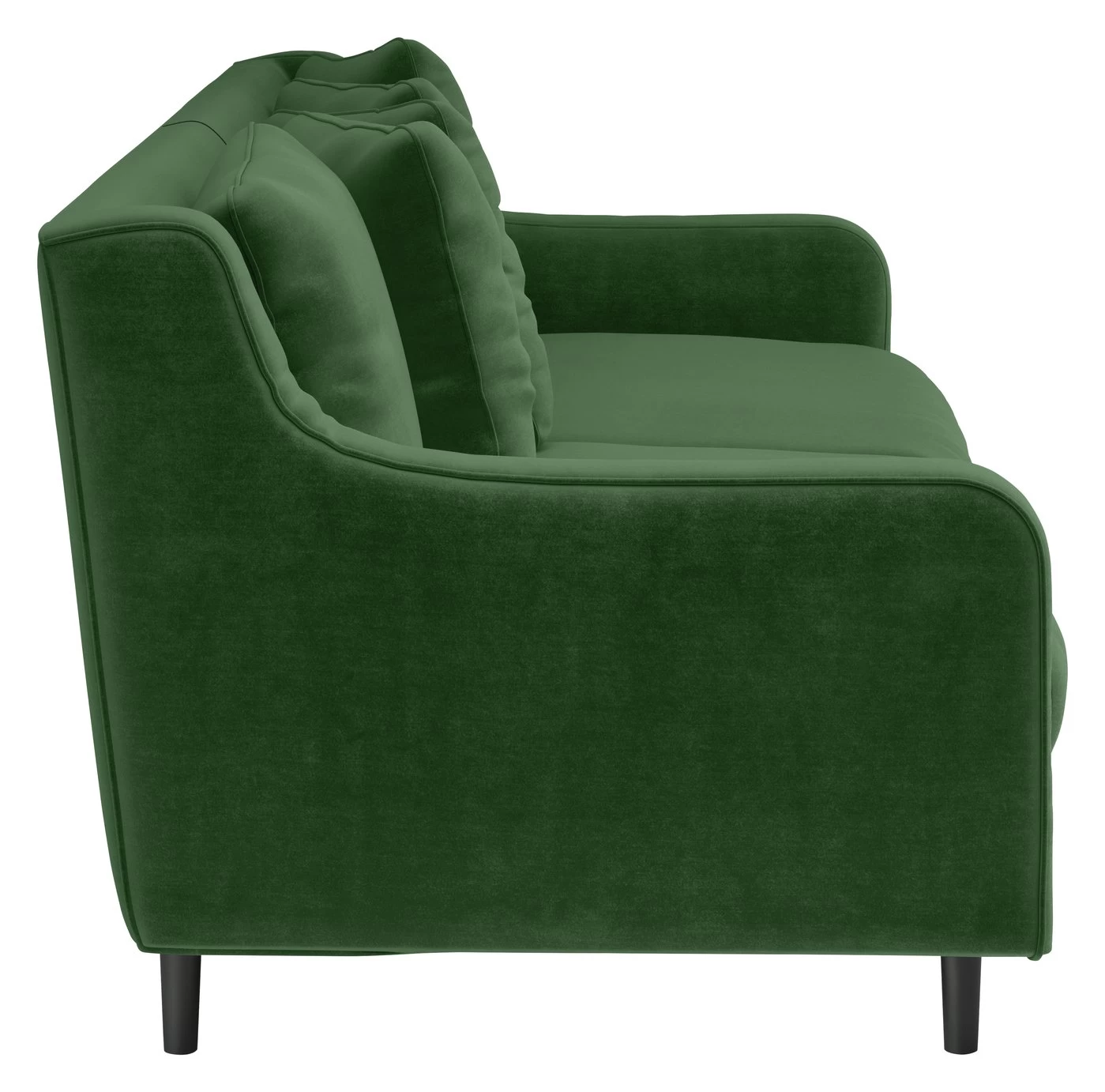 Habitat Swift Velvet 3 Seater Sofa - Moss Green 9 Habitat Swift Velvet 3 Seater Sofa - Moss Green - Image 7