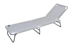 Habitat Folding Sun Lounger - Grey -Habitat 8973438 R Z002A