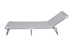 Habitat Folding Sun Lounger - Grey -Habitat 8973438 R Z003A