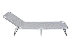 Habitat Folding Sun Lounger - Grey -Habitat 8973438 R Z005A
