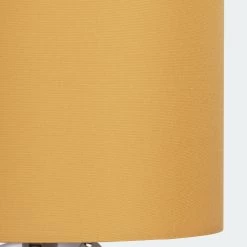 Habitat Tripod Table Lamp - Mustard And Chrome -Habitat 8980531 R Z004A