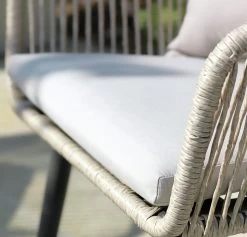 Habitat Malta 4 Seater Rattan Effect Patio Set - Natural -Habitat 8981671 R Z005C