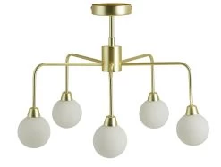 Habitat Boyd Flush Ceiling Light - Brass -Habitat 8982687 R Z002A