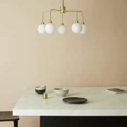 Habitat Boyd Flush Ceiling Light - Brass -Habitat 8982687 R Z003C