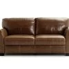 Habitat Milford Leather 3 Seater Sofa - Tan -Habitat 8984025 R Z001A