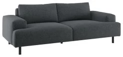 Habitat Julien Fabric 3 Seater Sofa - Charcoal -Habitat 8984331 R Z008A