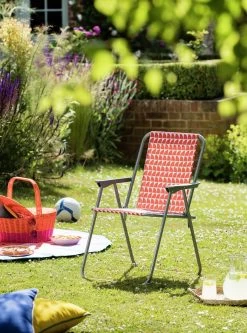 Habitat Folding Metal Garden Chair - Grey 12 Habitat Folding Metal Garden Chair - Grey -Habitat 8991609 R Z001C