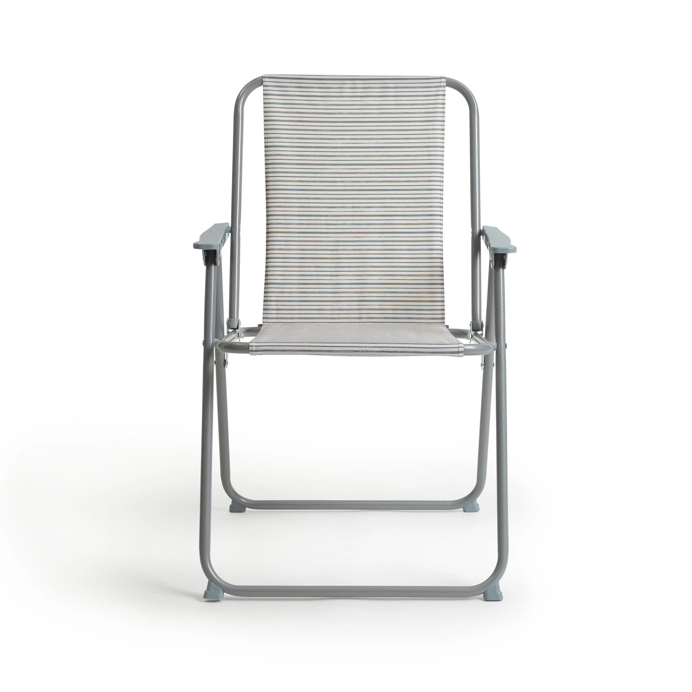 Habitat Folding Metal Garden Chair - Grey 7 Habitat Folding Metal Garden Chair - Grey - Image 5