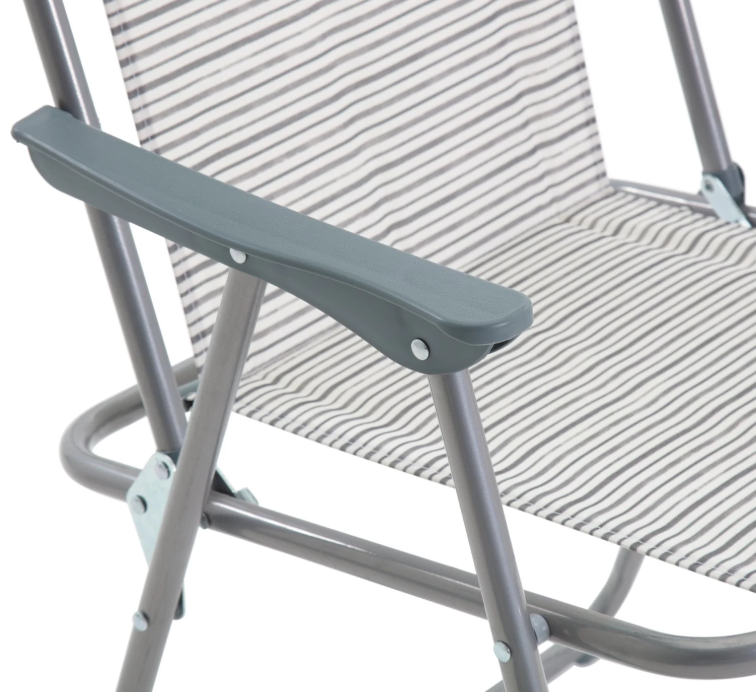 Habitat Folding Metal Garden Chair - Grey 9 Habitat Folding Metal Garden Chair - Grey - Image 7
