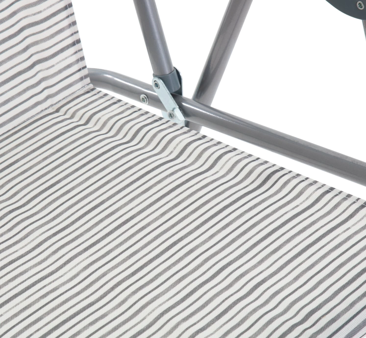 Habitat Folding Metal Garden Chair - Grey 10 Habitat Folding Metal Garden Chair - Grey - Image 8