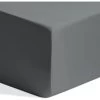 Habitat Egyptian Cotton 400TC Slate Grey Fitted Sheet-Double -Habitat 8997081 R Z001A