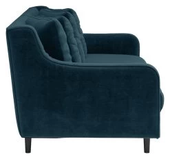 Habitat Swift Velvet 2 Seater Sofa - Blue -Habitat 8997823 R Z004A