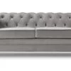 Habitat Chesterfield Velvet 3 Seater Sofa - Light Grey 1 Habitat Chesterfield Velvet 3 Seater Sofa - Light Grey -Habitat 9112913 R Z001A