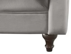 Habitat Chesterfield Velvet 3 Seater Sofa - Light Grey 19 Habitat Chesterfield Velvet 3 Seater Sofa - Light Grey -Habitat 9112913 R Z004A