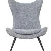 Habitat Robbie Fabric Accent Chair - Grey -Habitat 9134362 R Z001A
