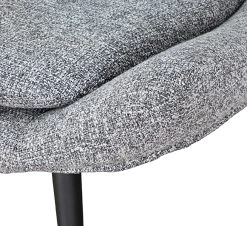 Habitat Robbie Fabric Accent Chair - Grey -Habitat 9134362 R Z005A