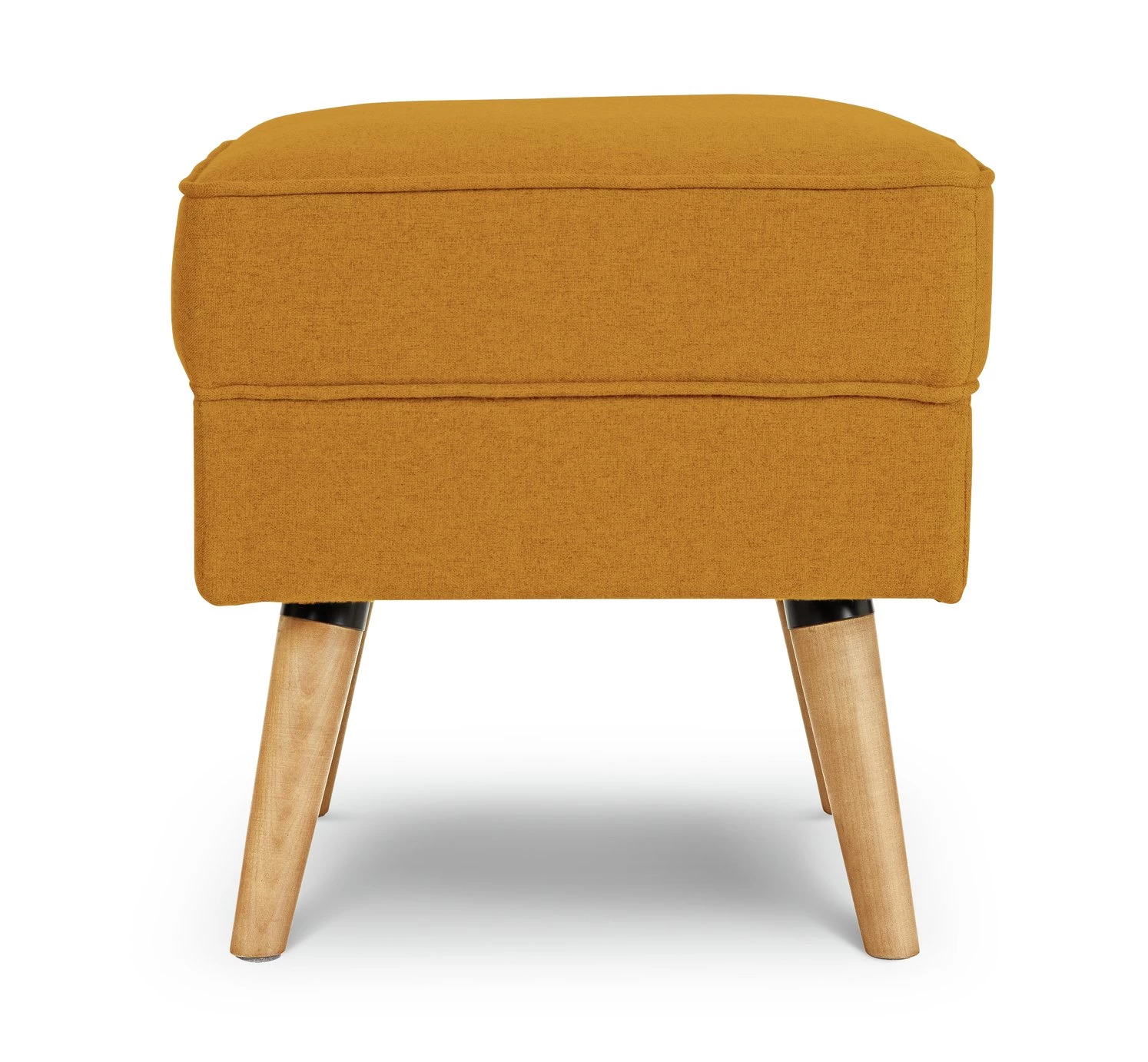 Habitat Callie Fabric Footstool - Mustard Yellow 3 Habitat Callie Fabric Footstool - Mustard Yellow