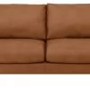 Habitat Lyle Leather 3 Seater Sofa - Tan -Habitat 9170539 R Z001A