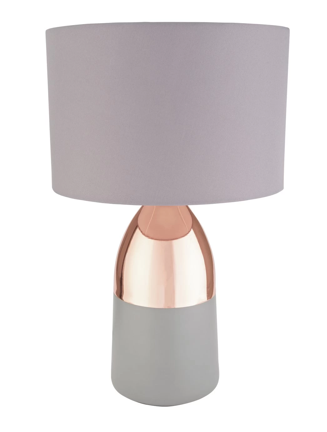 Habitat Pluto Touch Table Lamp - Copper & Grey 4 Habitat Pluto Touch Table Lamp - Copper & Grey - Image 2
