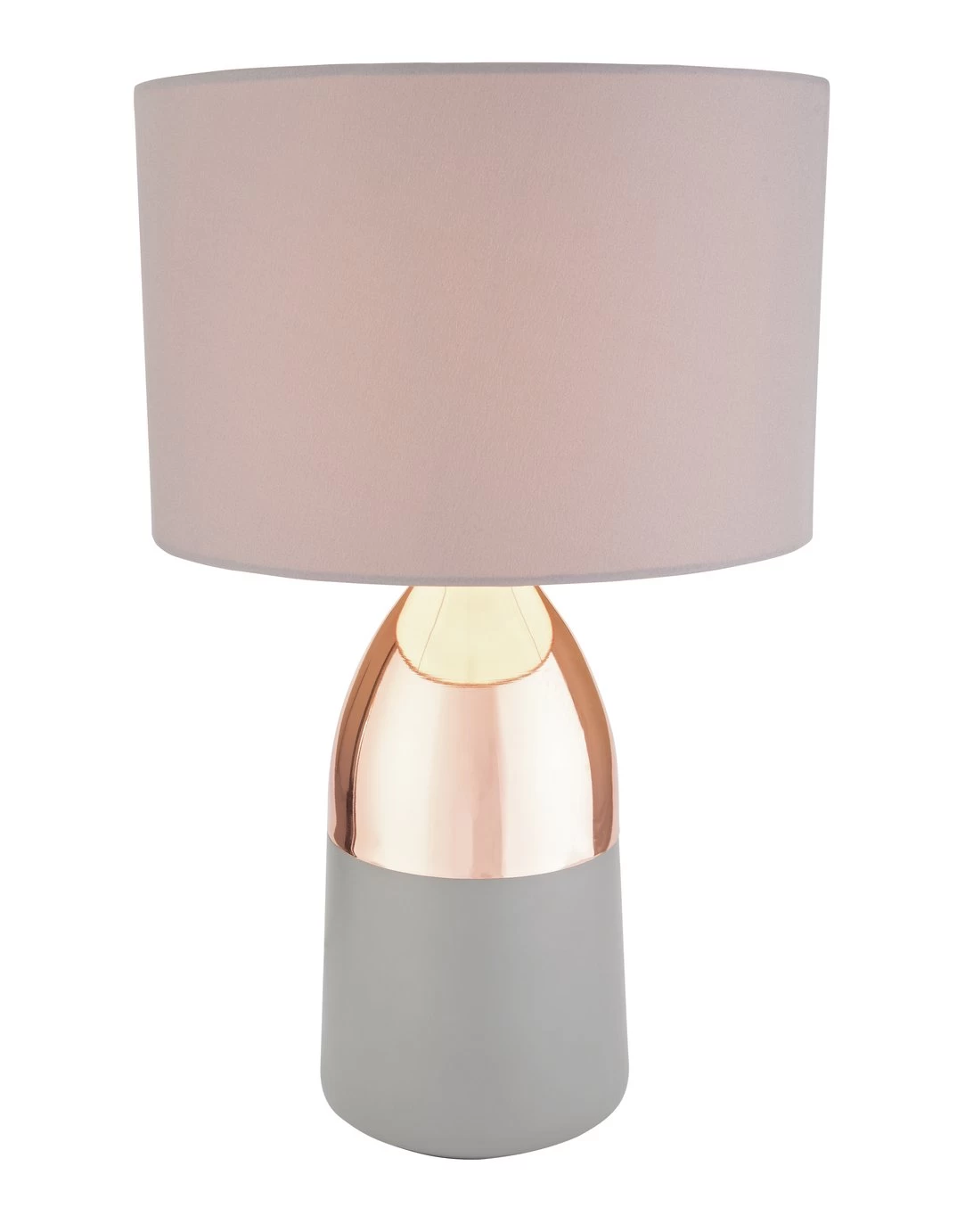 Habitat Pluto Touch Table Lamp - Copper & Grey 5 Habitat Pluto Touch Table Lamp - Copper & Grey - Image 3