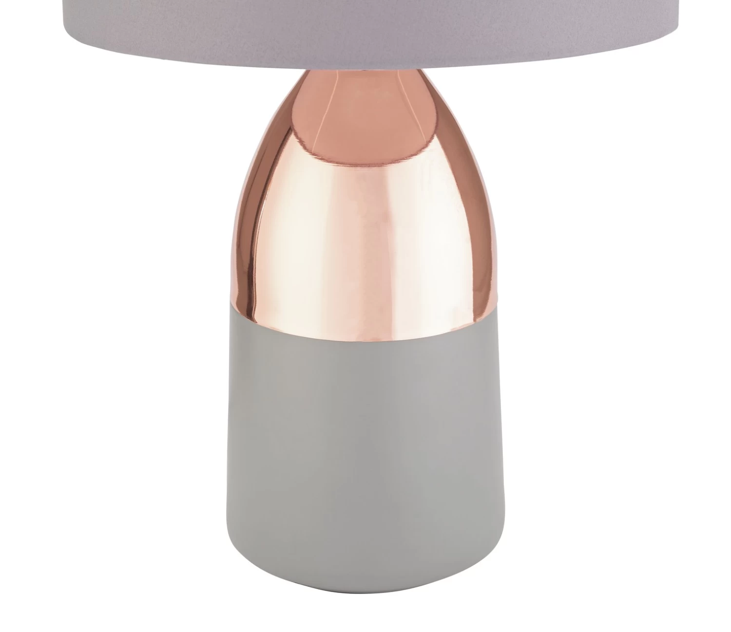 Habitat Pluto Touch Table Lamp - Copper & Grey 6 Habitat Pluto Touch Table Lamp - Copper & Grey - Image 4