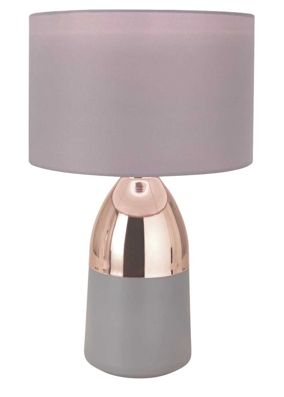 Habitat Pluto Touch Table Lamp - Copper & Grey 8 Habitat Pluto Touch Table Lamp - Copper & Grey - Image 6