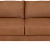 Habitat Hyde 3 Seater Leather Sofa Bed - Tan -Habitat 9185005 R Z001A
