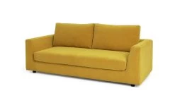 Habitat Brixley Fabric 3 Seater Sofa - Yellow -Habitat 9191336 R Z002A